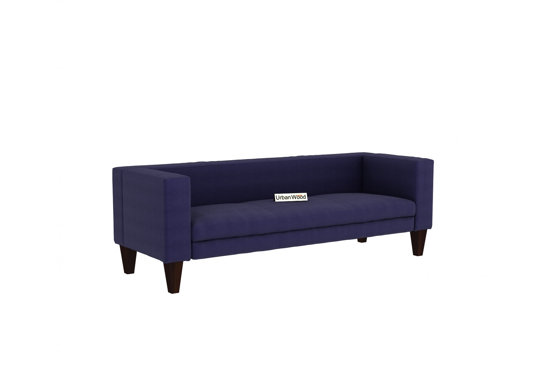 Roy 3 Seater Sofa ( Cotton, Navy Blue )