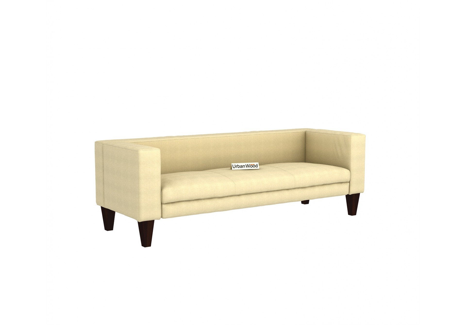 Roy 3 Seater Sofa ( Cotton, Sepia Cream )
