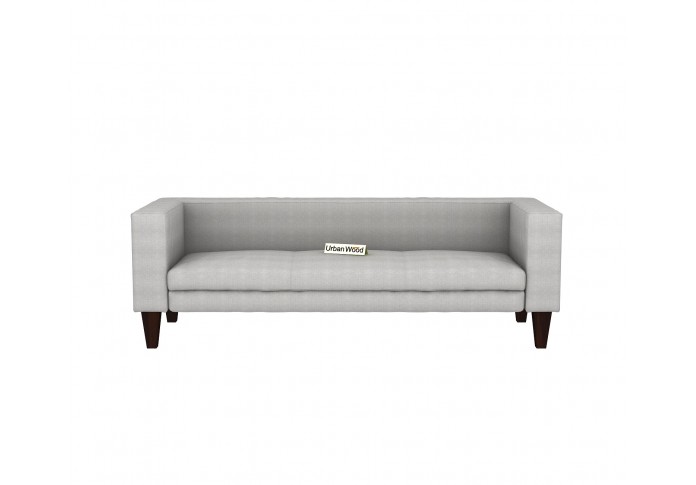 Roy 3 Seater Sofa ( Cotton, Steel Grey )