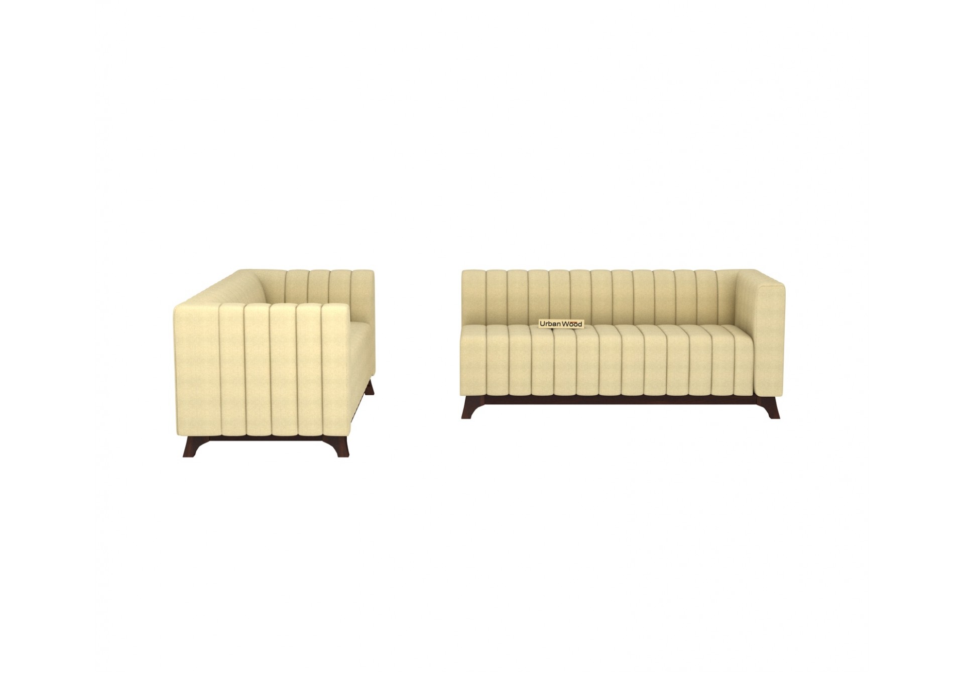 Jackson L-Shaped Left Aligned Sofa ( Cotton, Sepia Cream )