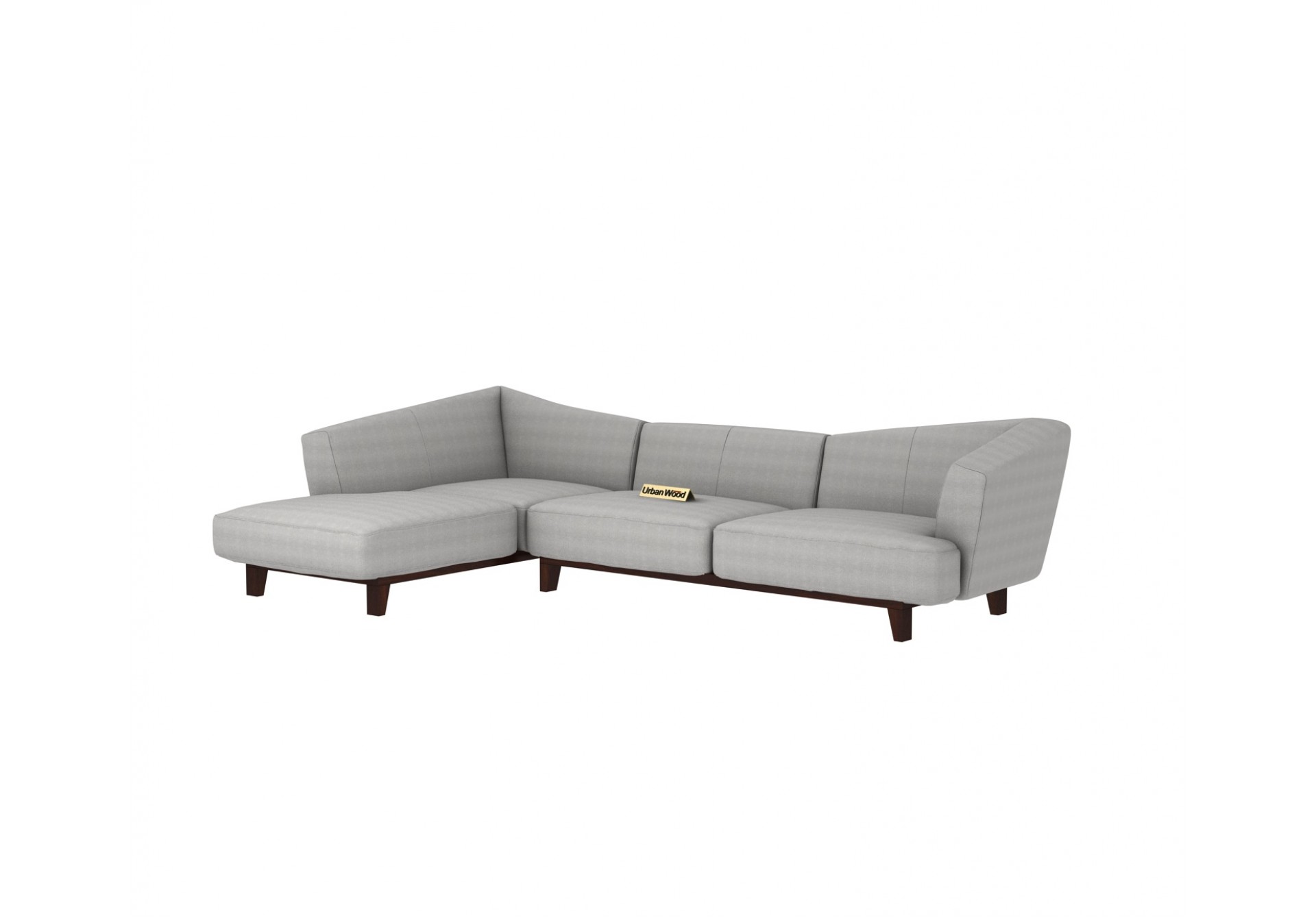 Keller L-Shaped Left Aligned Sofa ( Cotton, Steel grey )