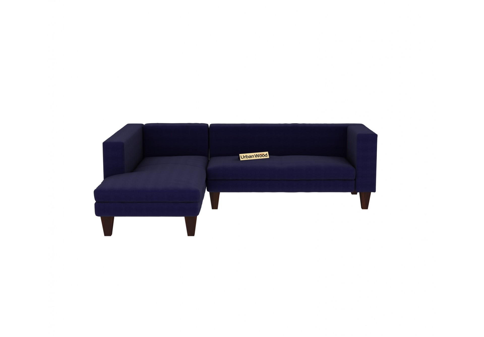 Parker L-Shaped Left Aligned Sofa ( Cotton, Navy blue )