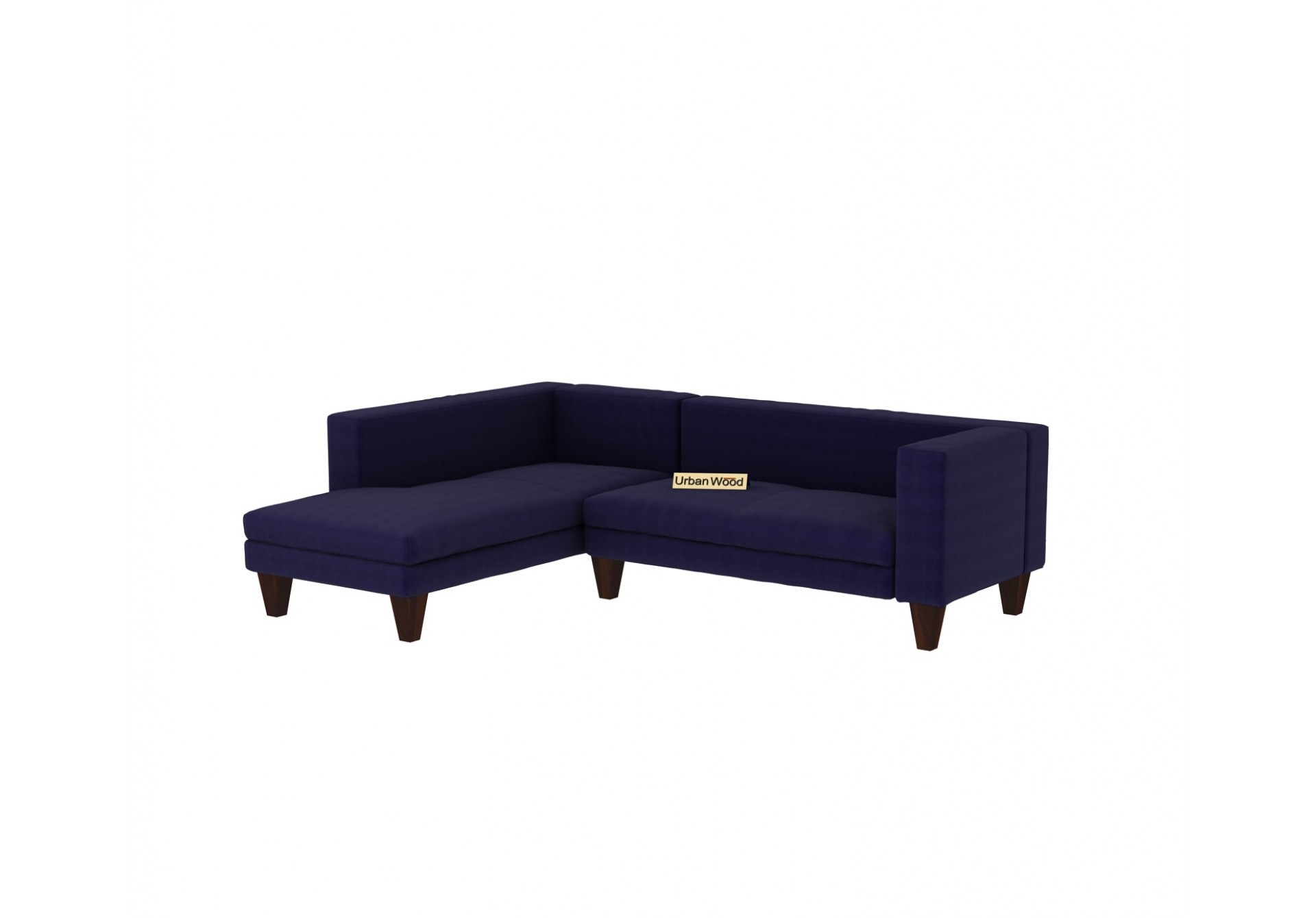 Parker L-Shaped Left Aligned Sofa ( Cotton, Navy blue )