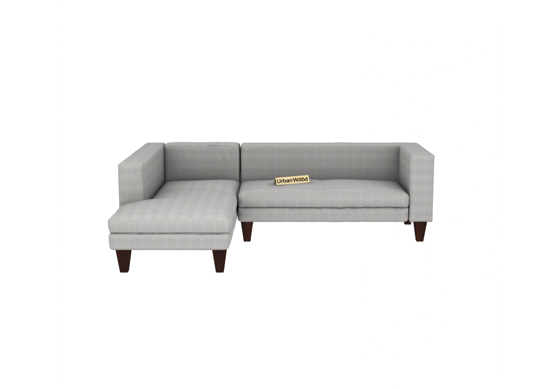 Parker L-Shaped Left Aligned Sofa ( Cotton, Steel grey )