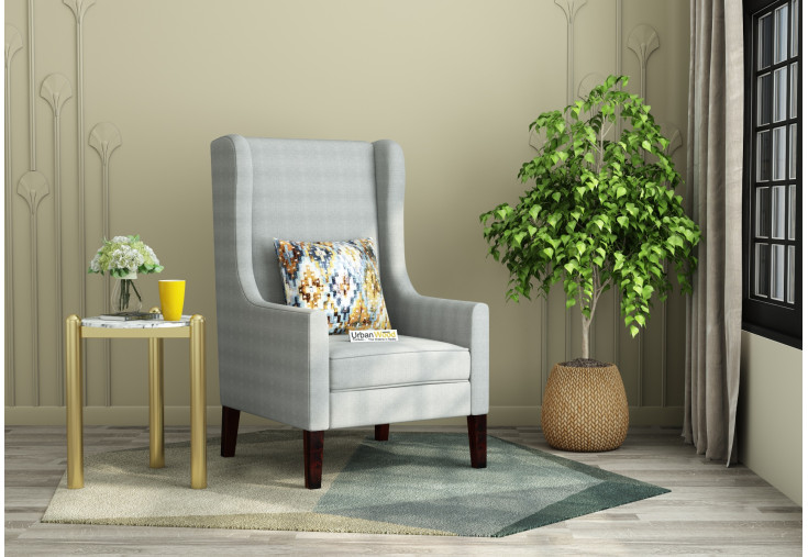 Arber Lounge Chairs (Fabric, Steel Grey)