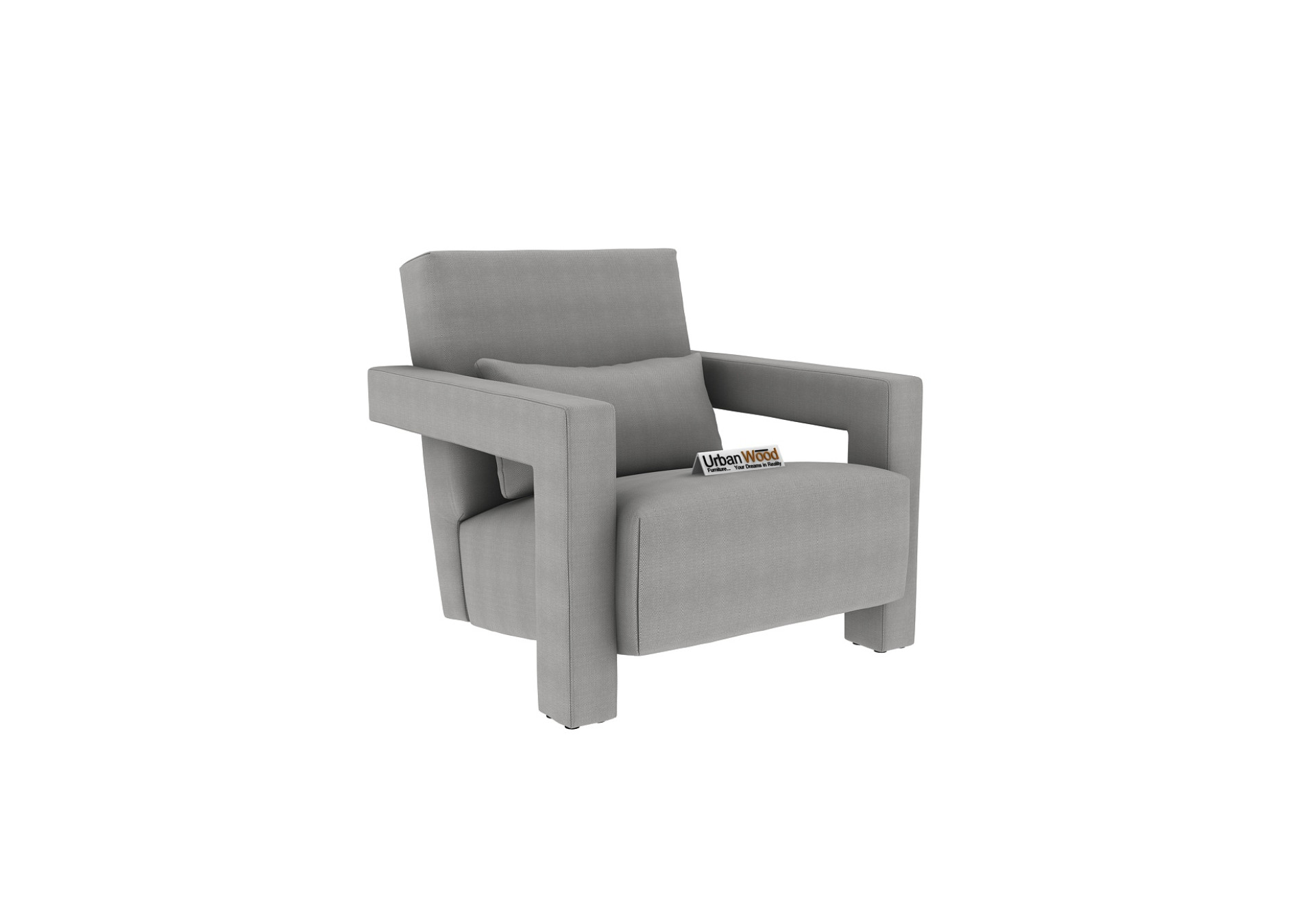 Birdie Lounge Chairs (Fabric, Steel Grey)