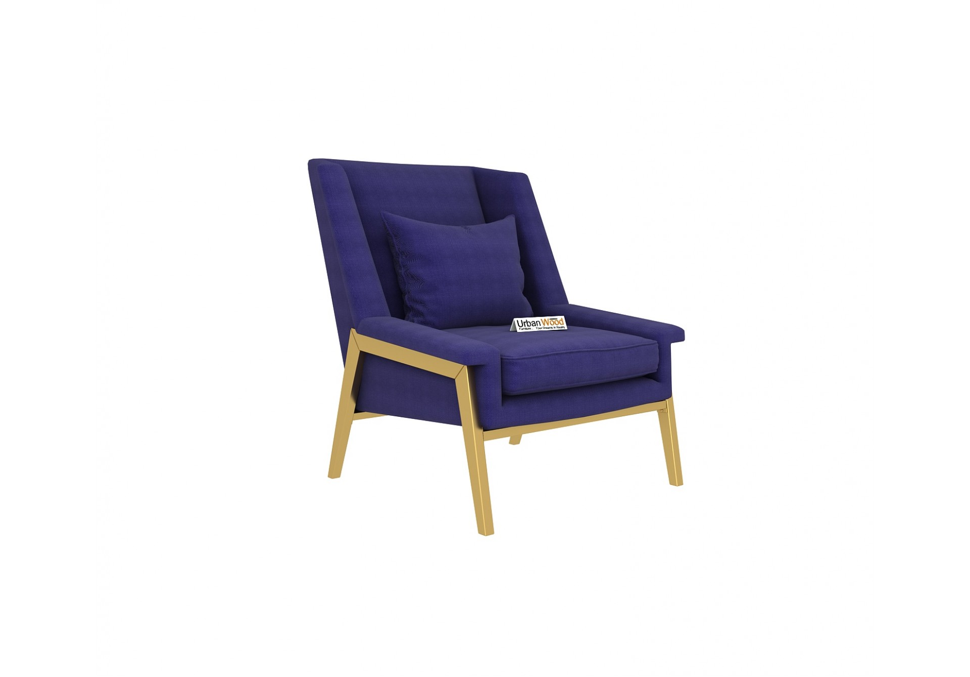 Coral Lounge Chairs (Cotton, Navy Blue)