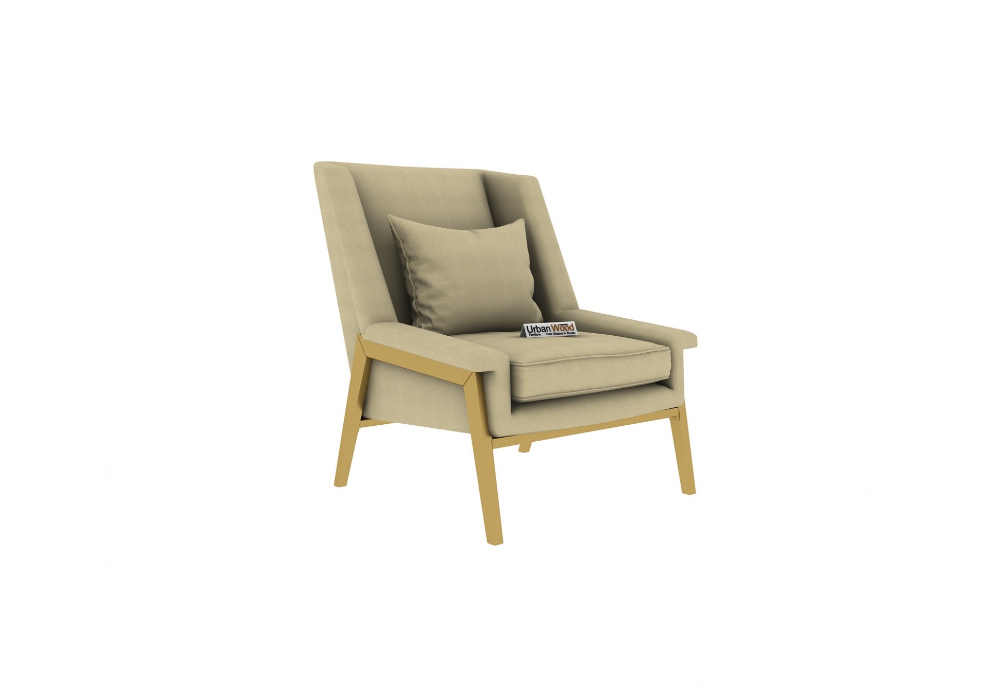 Coral Lounge Chairs (Cotton, Sepia Cream)