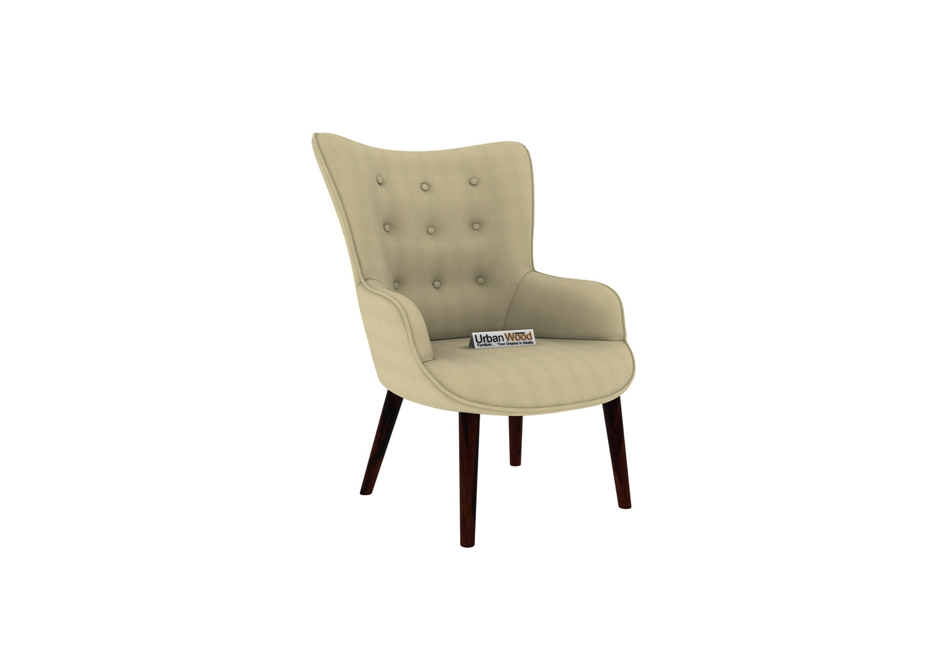 Fascia Lounge Chairs (Fabric, Sepia Cream)
