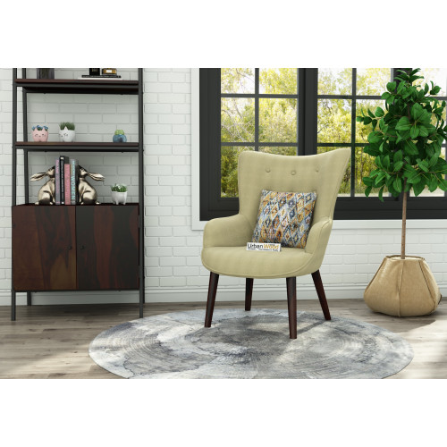 Fascia Lounge Chairs (Fabric, Sepia Cream)