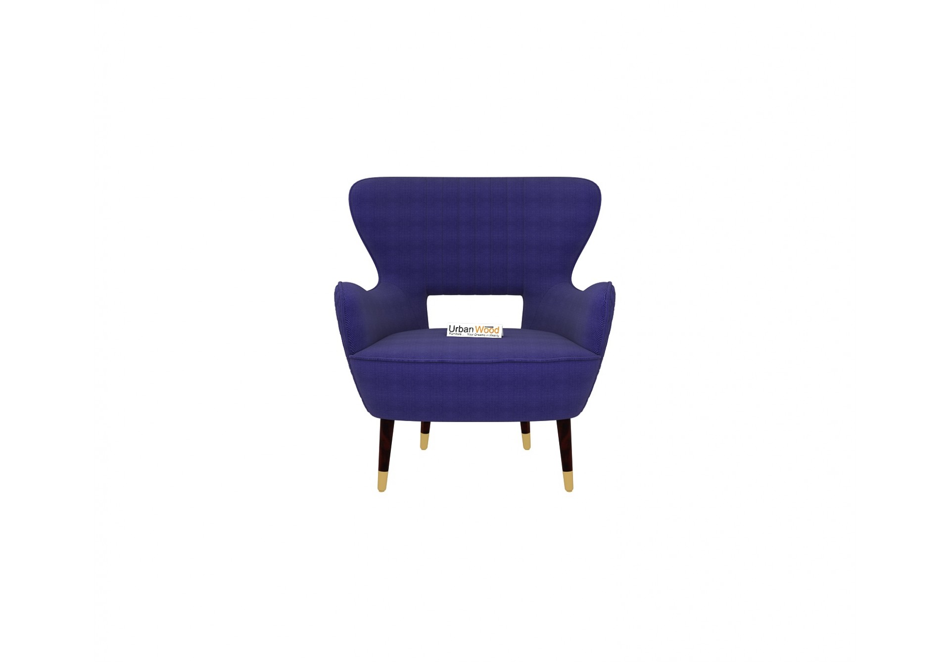 Fount Lounge Chairs (Cotton, Navy Blue)