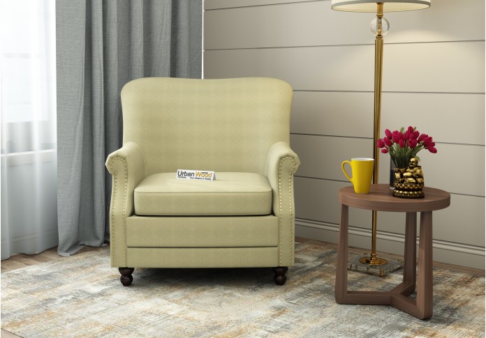 Murk Lounge Chair (Cotton, Sepia Cream)