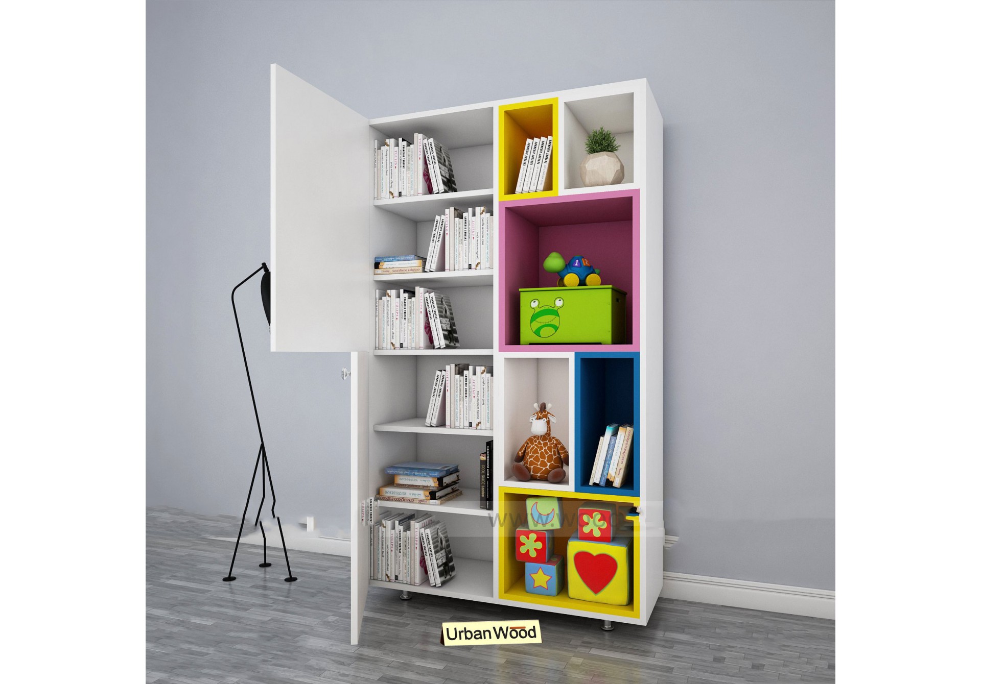 Ket Modular Bookshelf (Multicolor) 