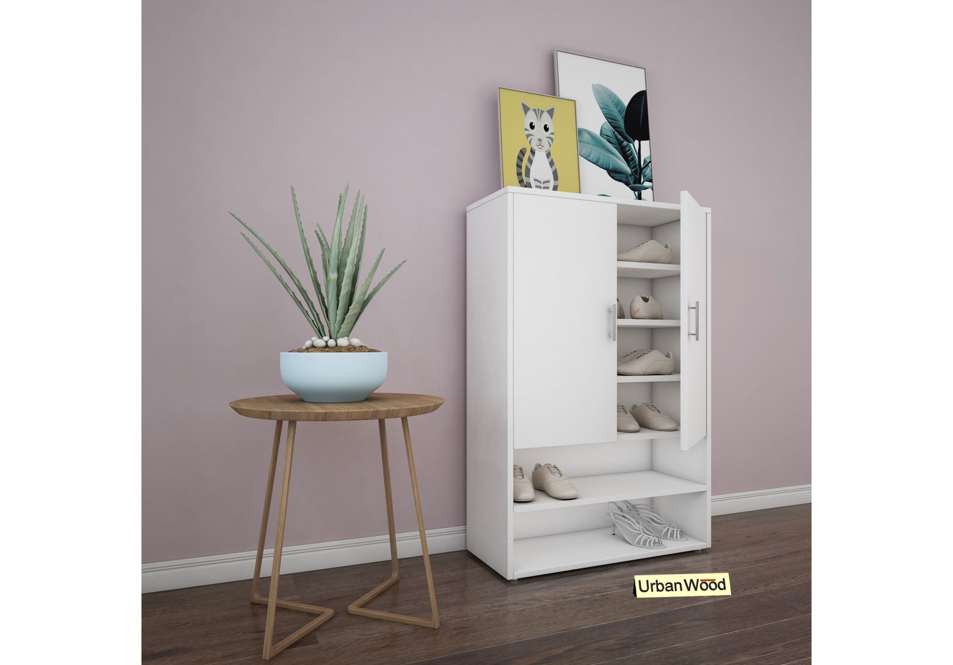 Stumper Modular Shoe Racks ( Forsty White )