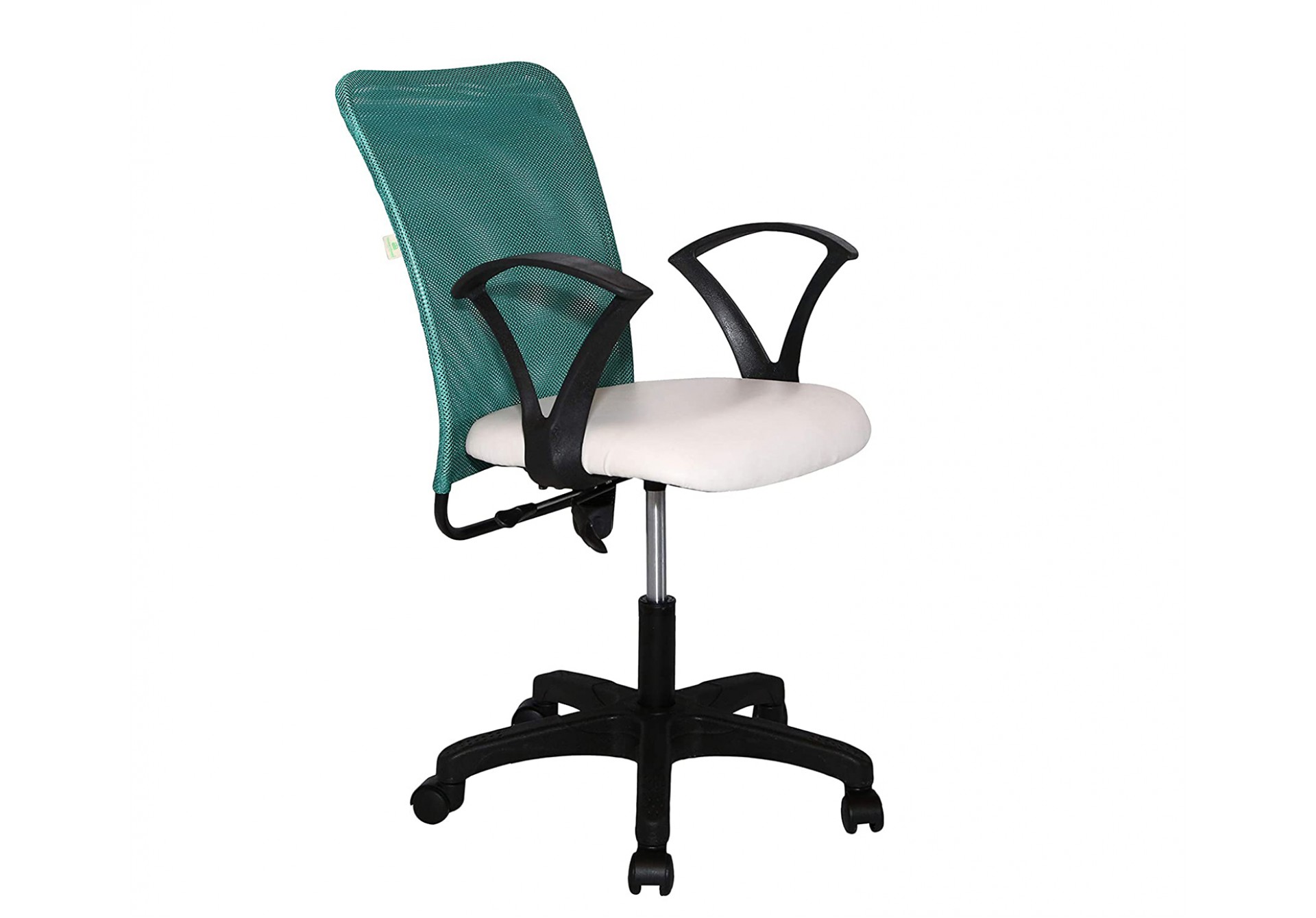 Milano Office Chair (Forsty White + Ocean Green)