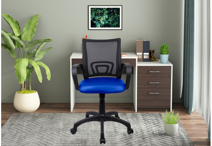 Jordan Office Chair (Black + Royal Blue)