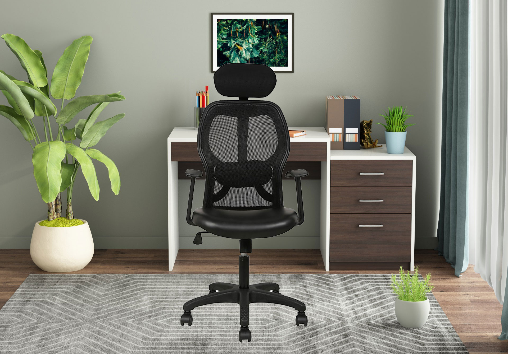 Medrick Office Chair (Black)