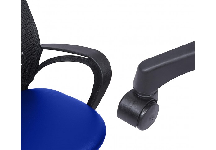 Walter Office Chair (Black + Royal Blue)