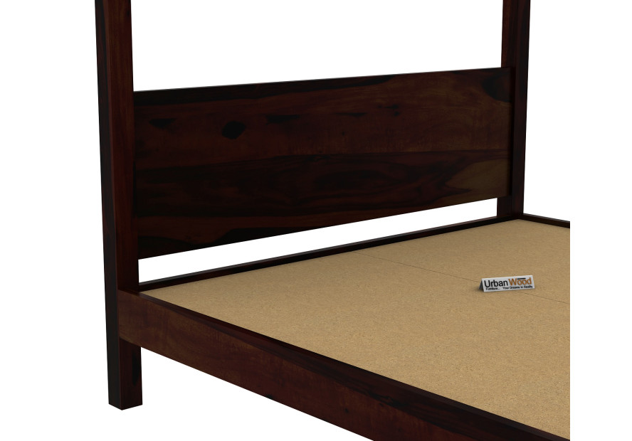 Buy Sigma Poster Bed (King Size, Walnut Finish) Online in India UrbanWood