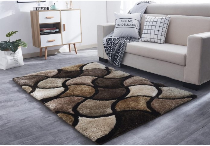 Ality Brown Colored Rugs (8 L x 5 W)