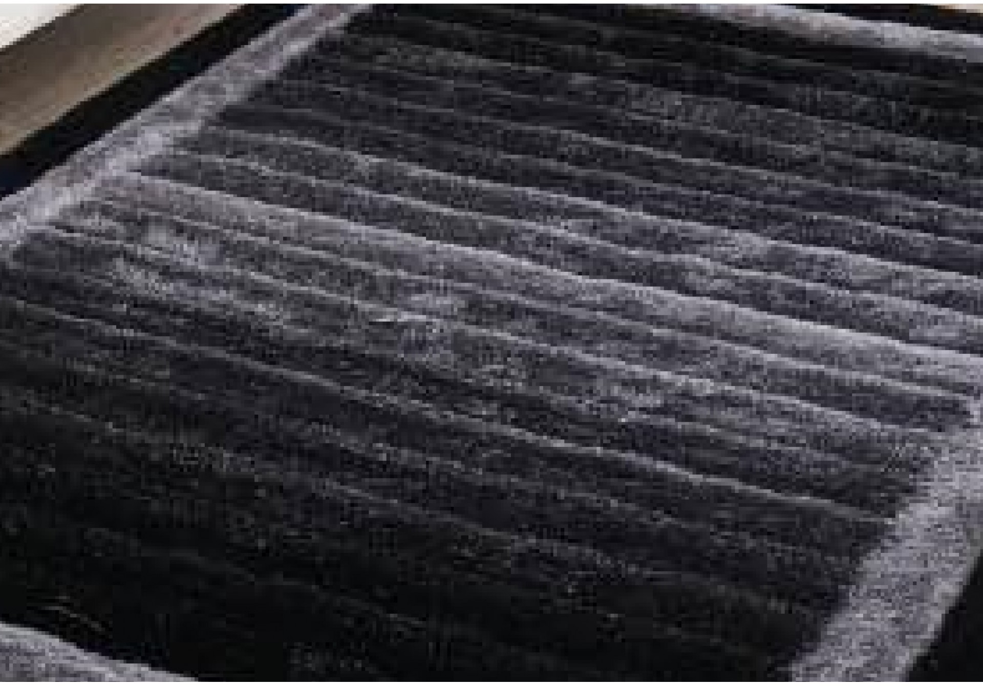 Ammo Granite Black Colored Rugs (8 L x 5 W)