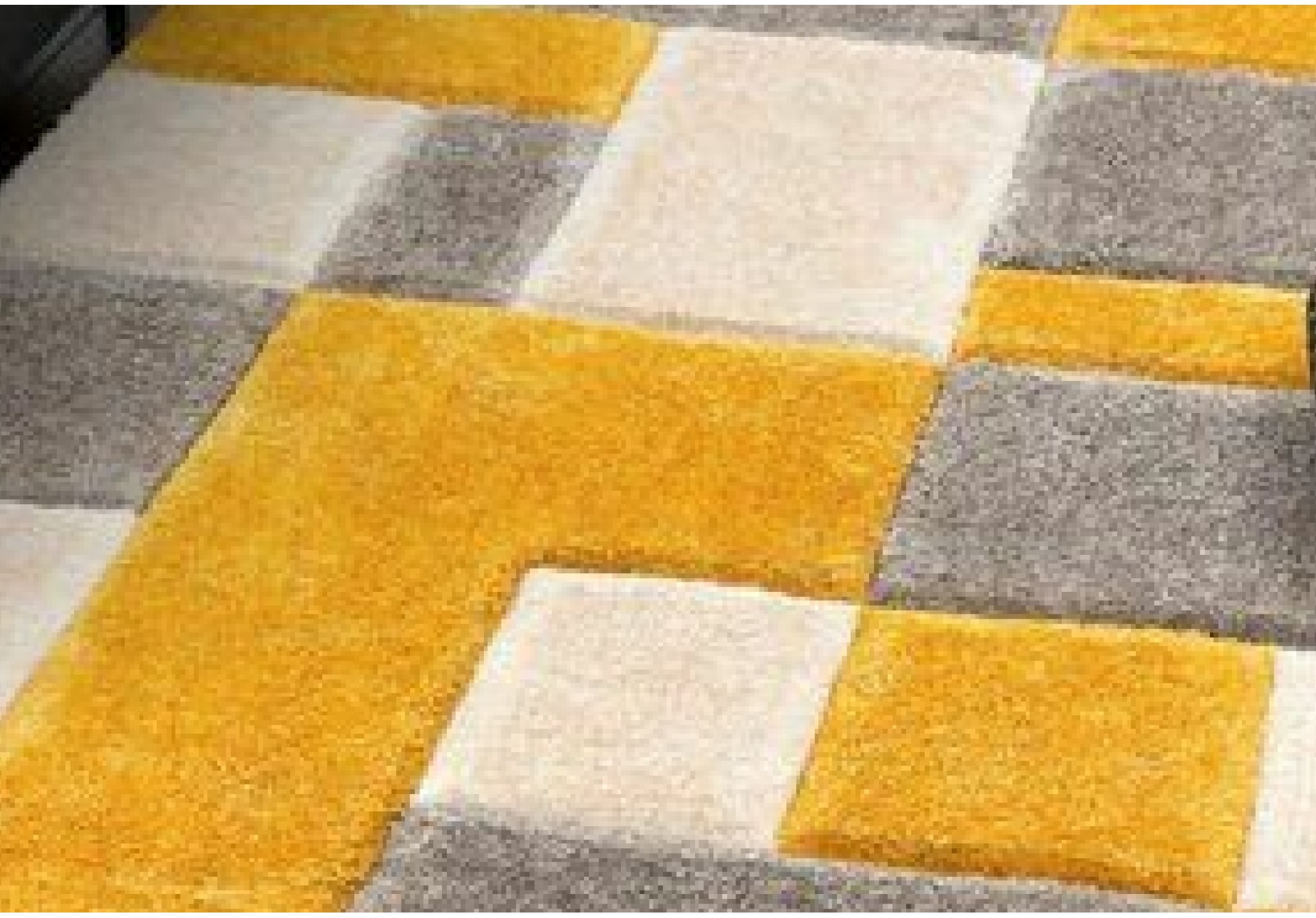 Jet Yellow & Grey Color Rugs ( 8 L x 5 W )