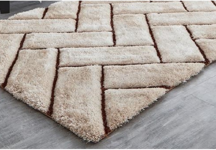 Melancholy Light Brown Colored Rugs