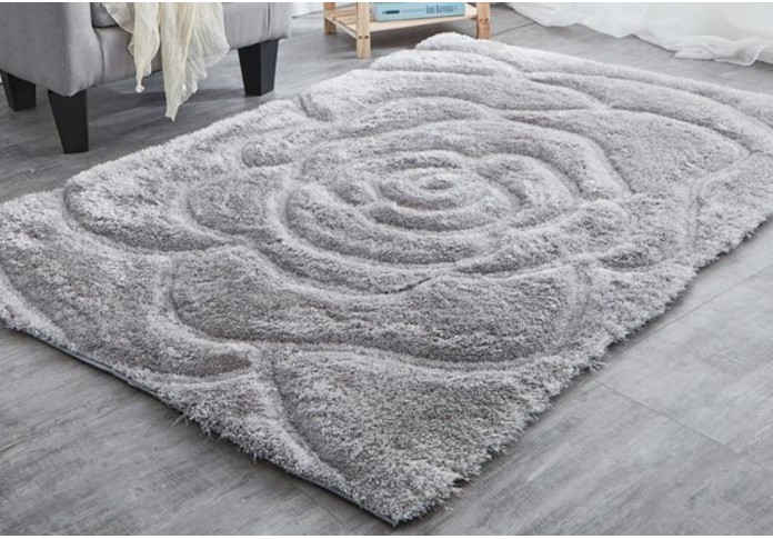 Patch Grey colored Rugs (8 L x 5 W)