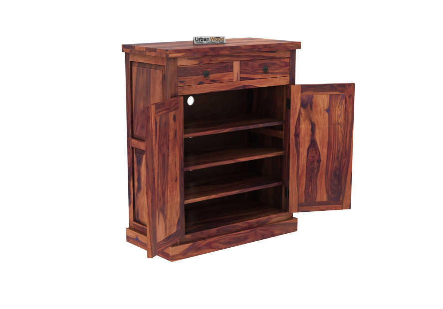 Buy Relay Shoe Rack ( Teak Finish ) Online in India | UrbanWood