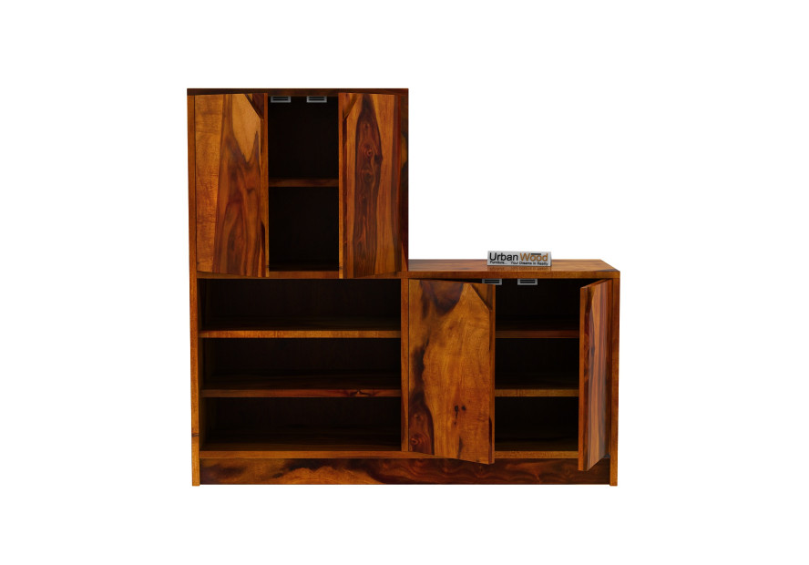 Buy Strand Shoe Rack (Honey Finish) Online at Best Prices : Urbanwood