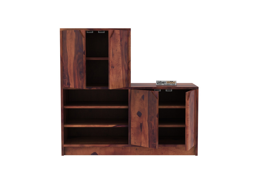 Buy Strand Shoe Racks (Teak Finish) Online at Best Prices : Urbanwood