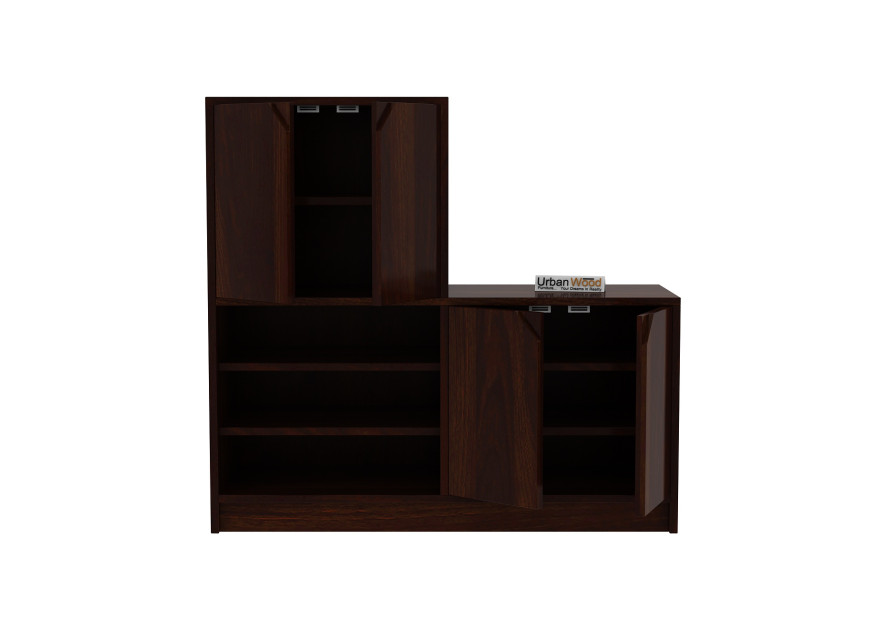Buy Strand Shoe Racks (Walnut Finish) Online in India : Urbanwood