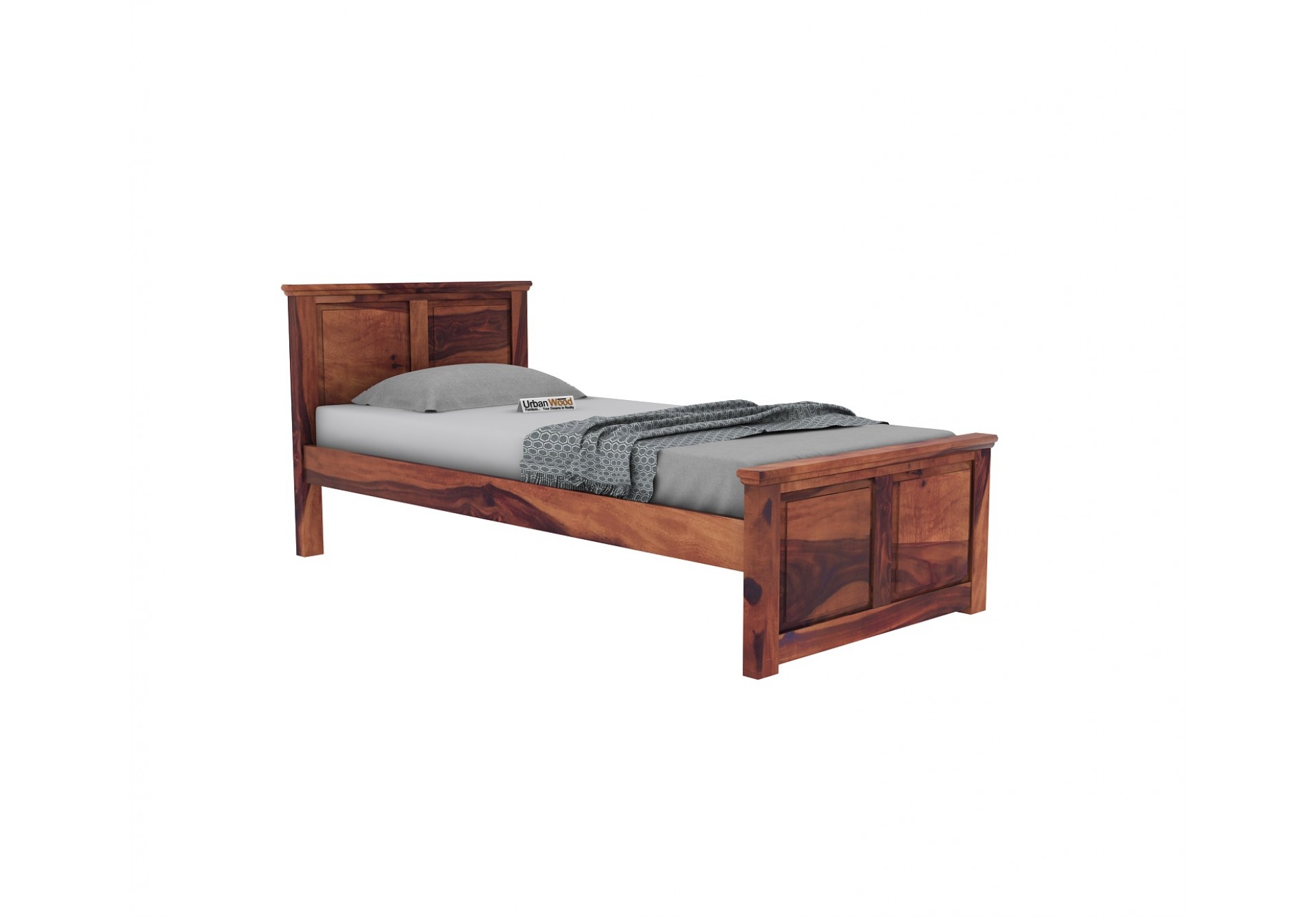 Babson single bed without storage ( Teak Finish )