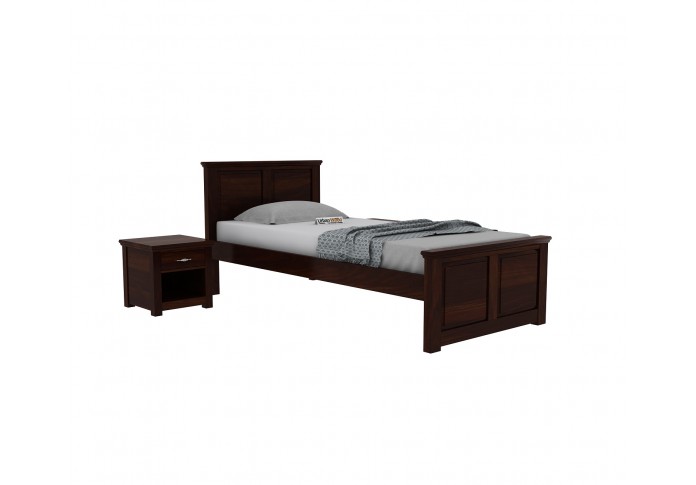 Babson single bed without storage ( Walnut Finish )