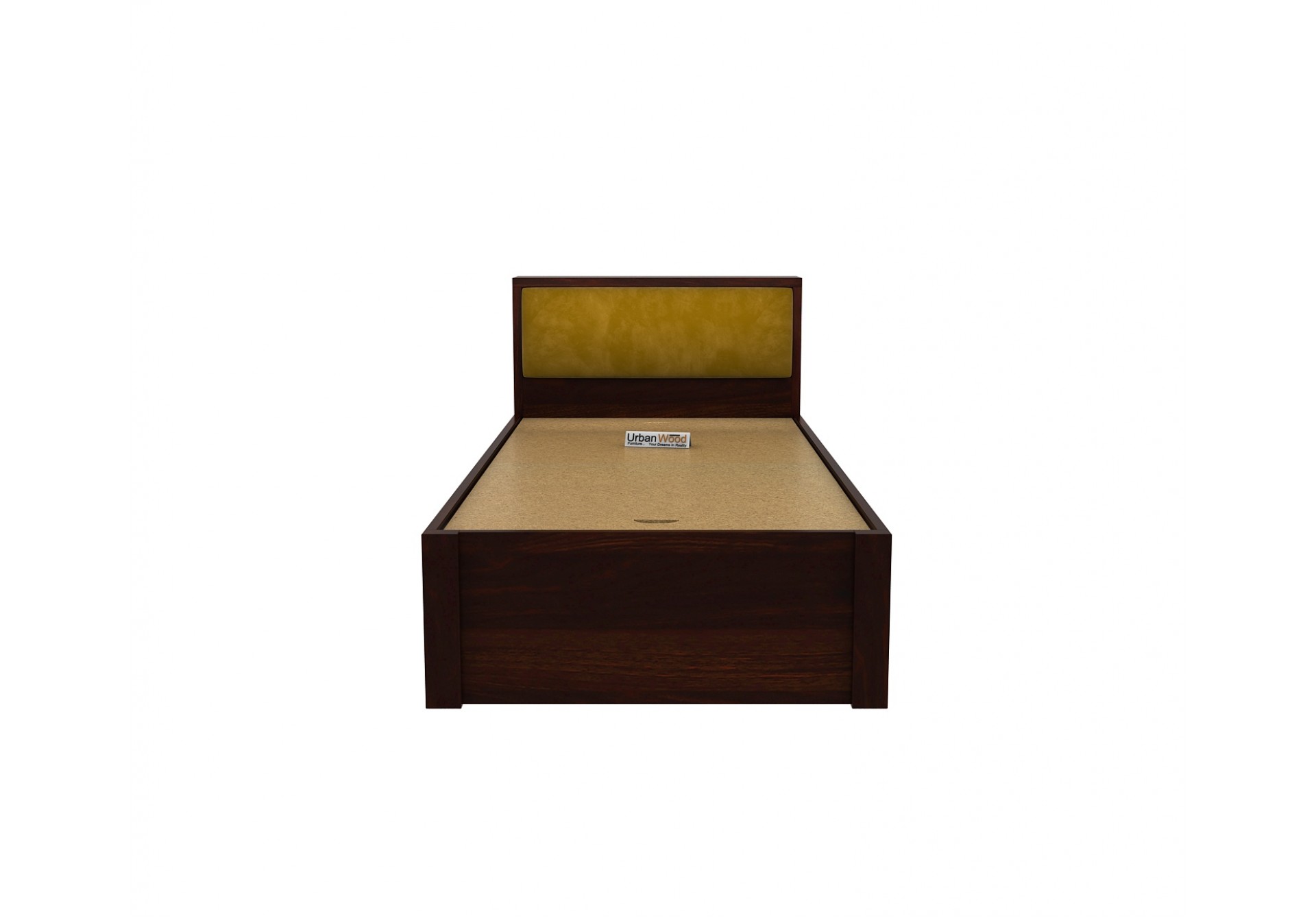 Laverock single bed without storage ( Walnut Finish )