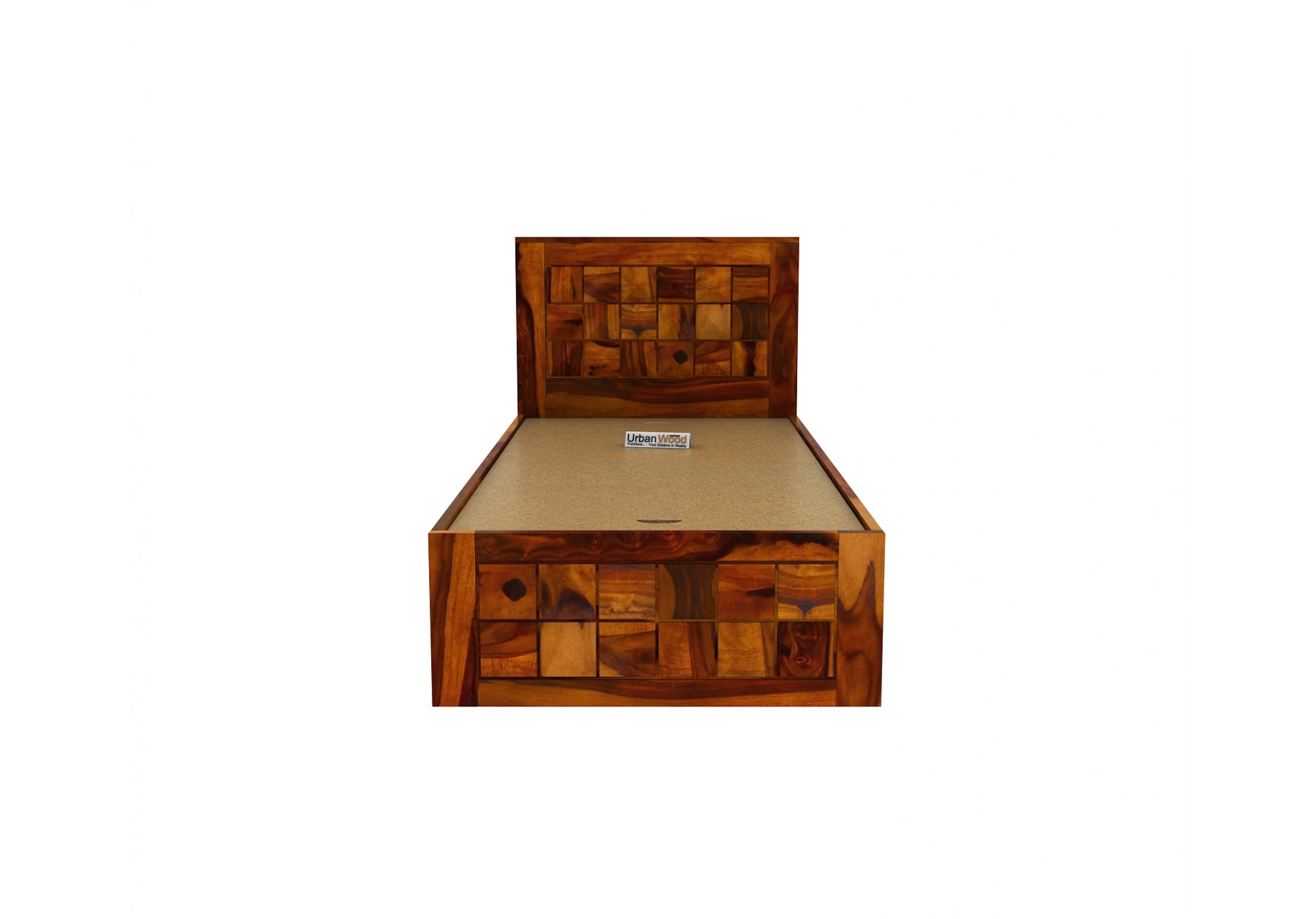 Morgana single bed without storage ( Honey Finish )