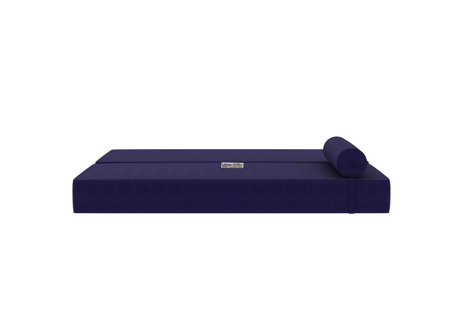Brisk Fabric Sofa Cum Bed (Cotton, Navy blue)