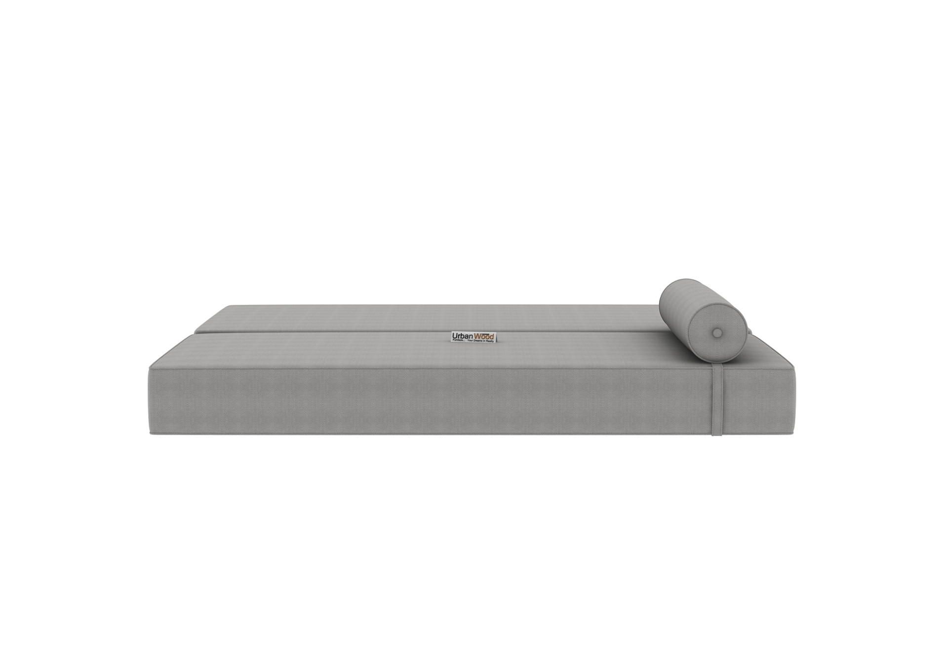 Brisk Fabric Sofa Cum Bed (Cotton, Steel Grey)