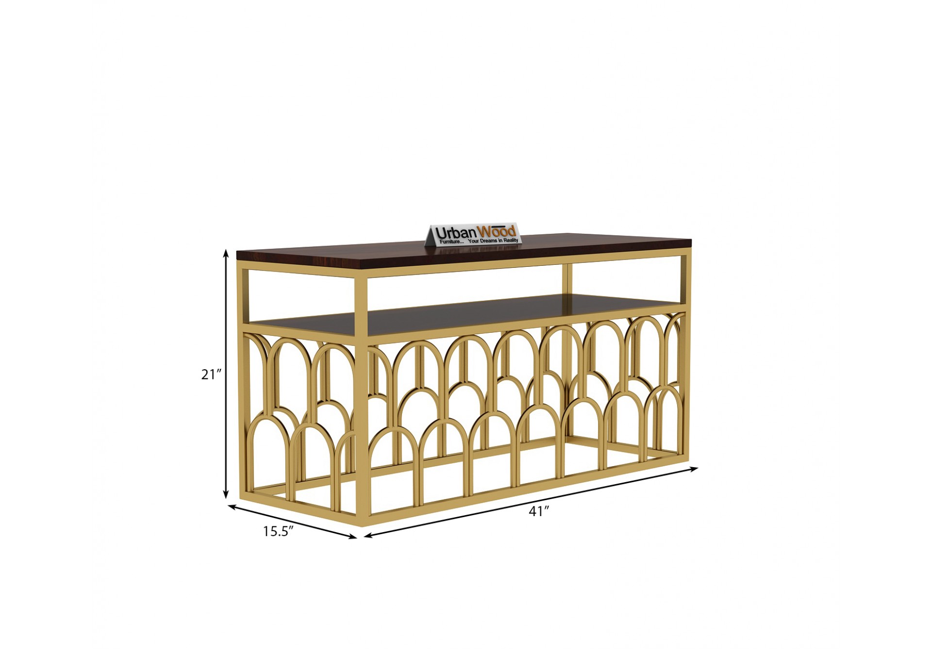 Trove TV Unit ( Walnut Finish )