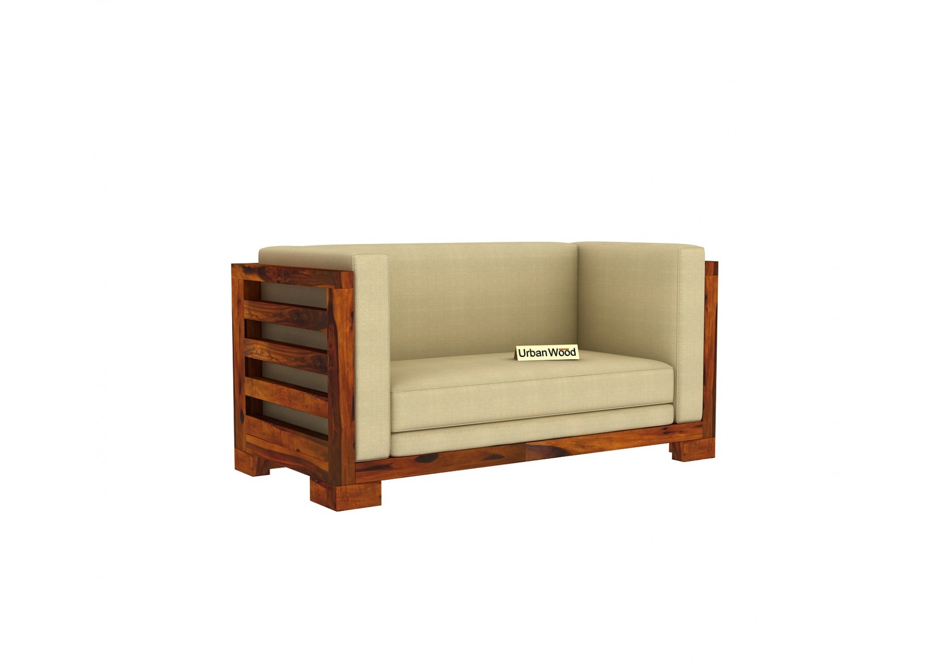 Modway Wooden Sofa Set (3+2+1) Seater ( Honey Finish )