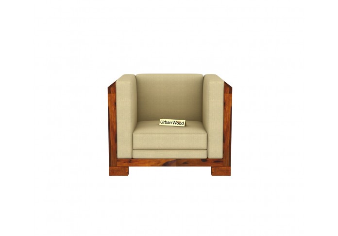 Modway Wooden Sofa Set (3+2+1) Seater ( Honey Finish )