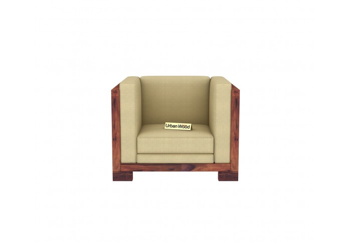 Modway Wooden Sofa Set (3+2+1) Seater ( Teak Finish )
