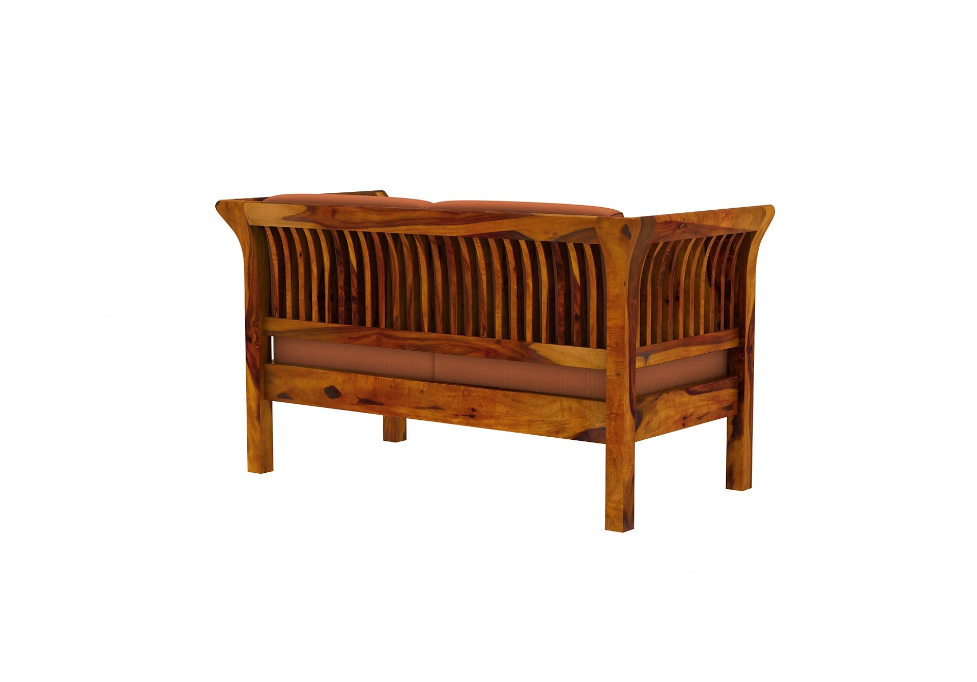 Crispin 3+2 Seater Wooden Sofa Set ( Honey Finish )
