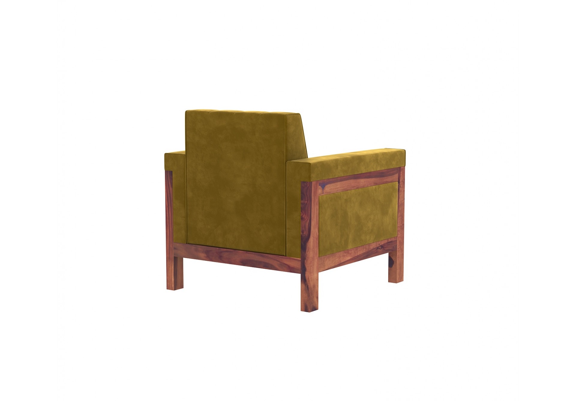 Ethan 1 Seater Wooden Sofa ( Teak Finish )