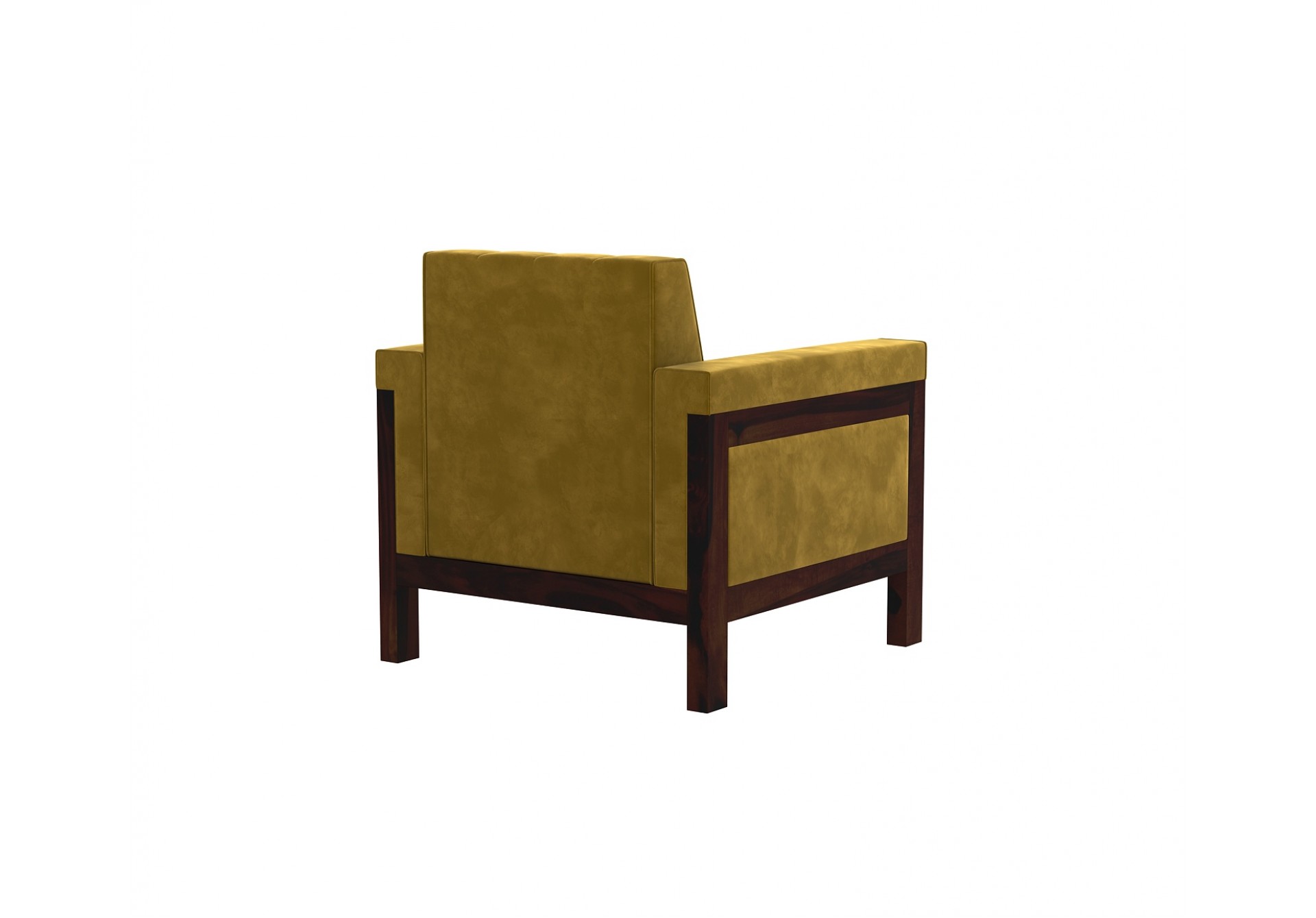 Ethan 1 Seater Wooden Sofa ( Walnut Finish )